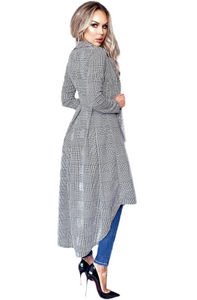 Dogtooth Longline Duster Coat