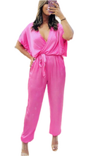 Cargar imagen en el visor de la galería, Satin Cargo Style Jumpsuit
