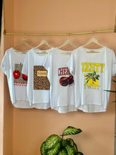 Cargar imagen en el visor de la galería, T-Shirt w Stamp cherry lemon
