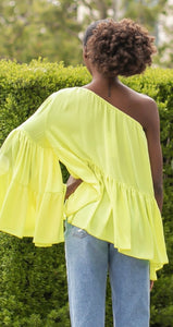 Voluminous One Shoulder Top