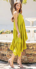 Load image into Gallery viewer, One Shoulder Citron Dress
