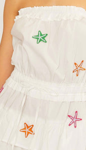 Starfish Patch Solid Romper