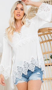 Easy Flow Silhouette Blouse