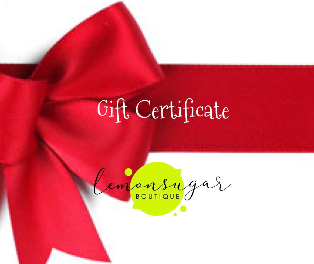 Gift Certificate