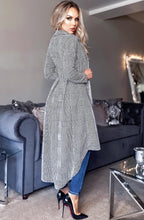 Cargar imagen en el visor de la galería, Dogtooth Longline Duster Coat
