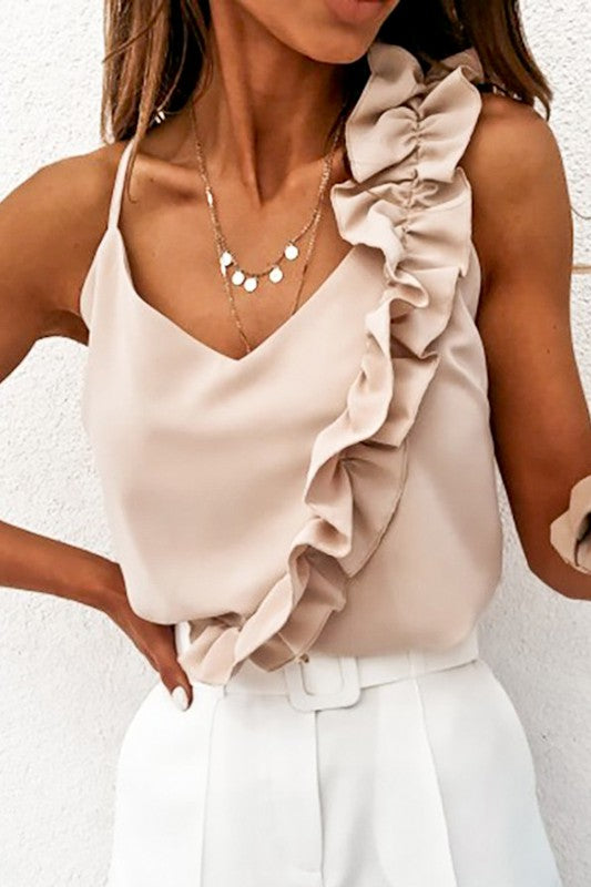 Ruffle Cami Top