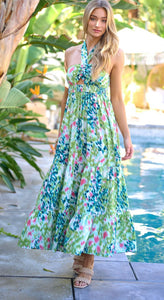 Green Spring Maxi Dress