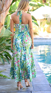 Green Spring Maxi Dress