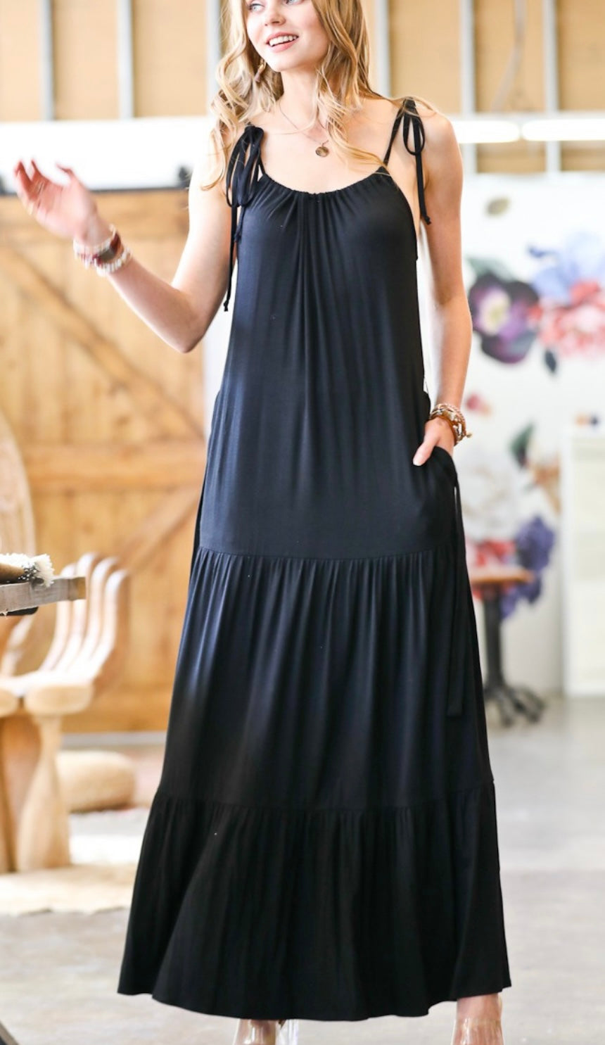 Loose Fit Casual Maxi Dress