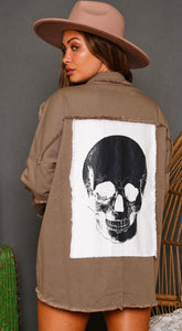 Skull Patch Back Jacket