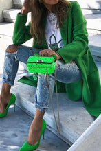 Cargar imagen en el visor de la galería, Green Mid Length Coat
