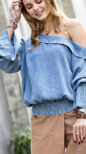 Load image into Gallery viewer, Denim Gypsy Top
