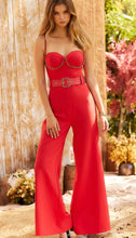 Load image into Gallery viewer, Chain Trim Strap Jumpsuit
