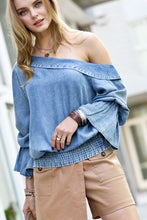 Load image into Gallery viewer, Denim Gypsy Top
