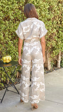 Load image into Gallery viewer, Camouflage Linen Jumpsuit
